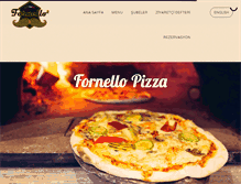 Tablet Screenshot of fornellopizza.com